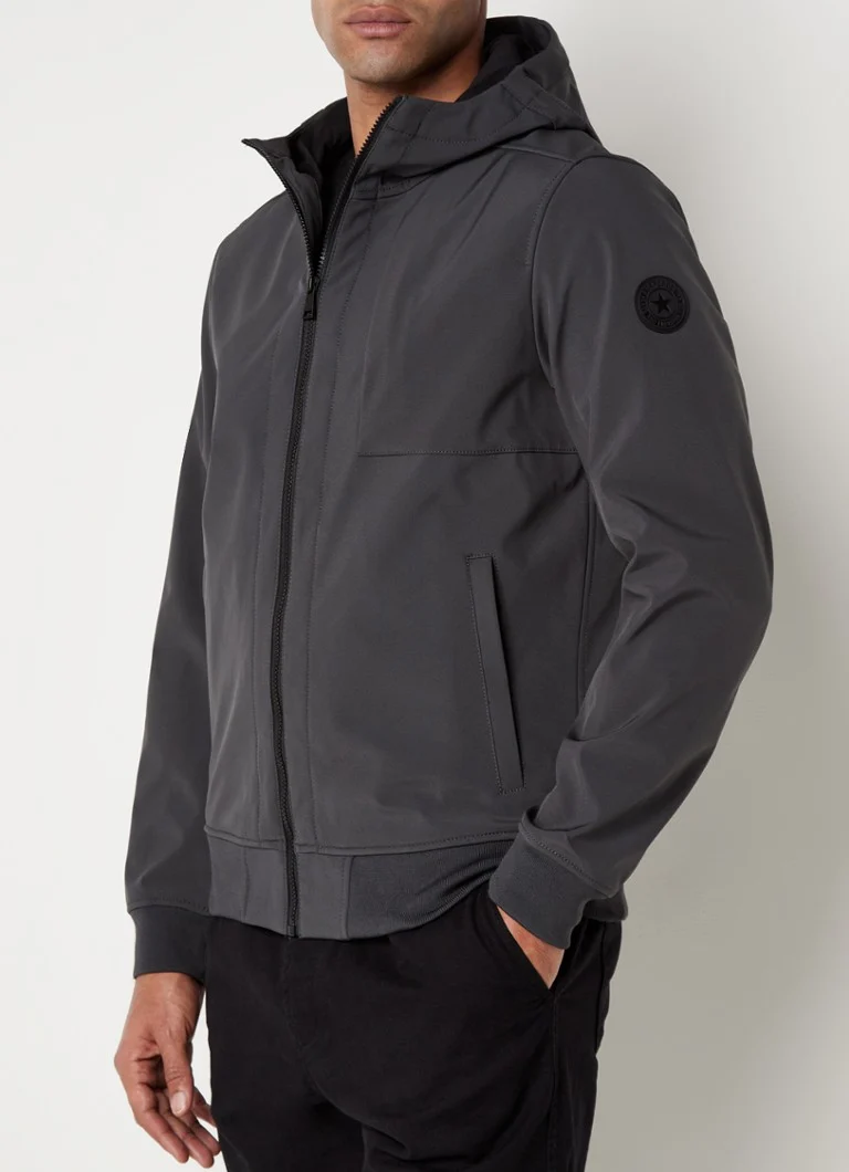 Jaqueta Airforce Softshell com bolso no peito