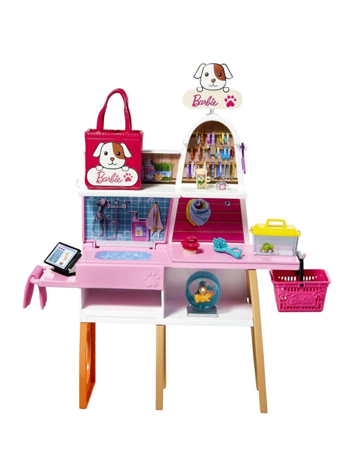 Barbie Pet Salon | Barbie | Mattel GRG90 | Puppe mit Haustieren & Accessoires günstig kaufen onesize