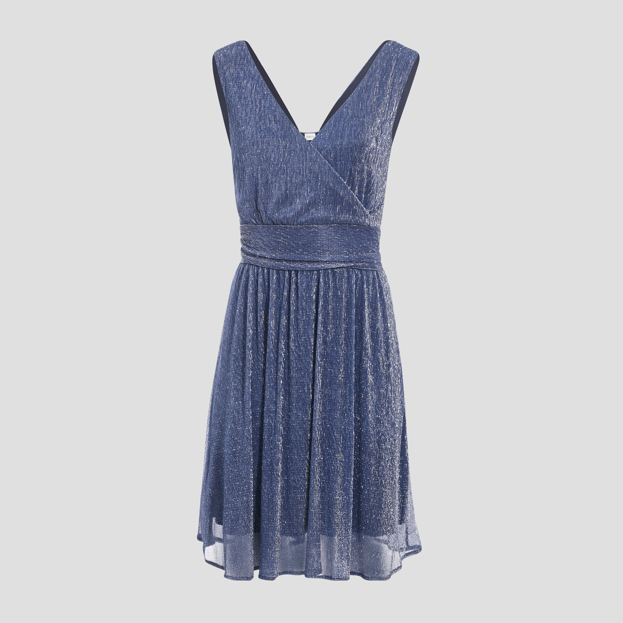 Robe évasée sans manches gris clair femme | Cache Cache