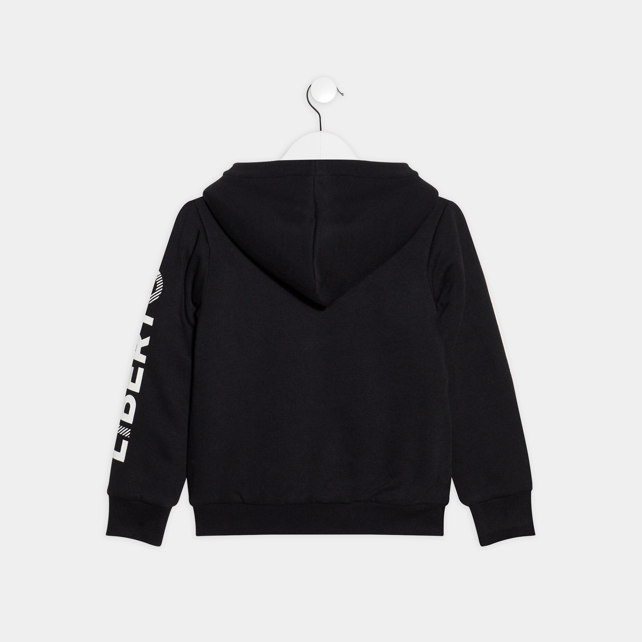 Gilet à capuche Liberto noir garçon | La Halle