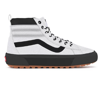 White Leather Sk8-Hi MTE-1 Personalizzate