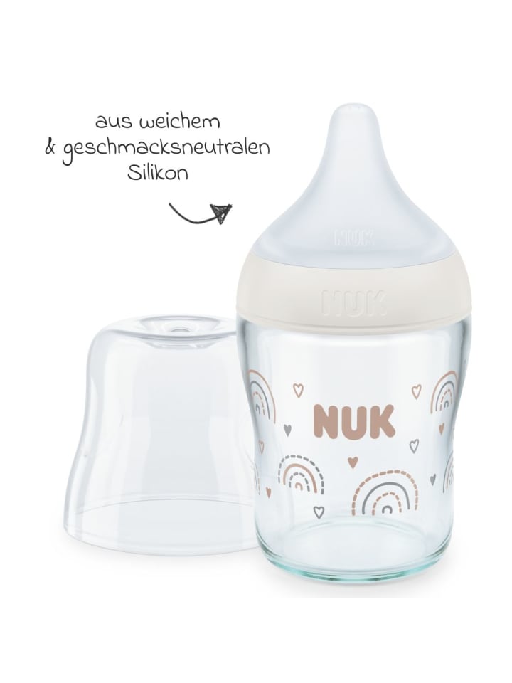NUK Premium Glas-Flaschen-Set Perfect Match 11-tlg. in weiss,motiv günstig kaufen onesize