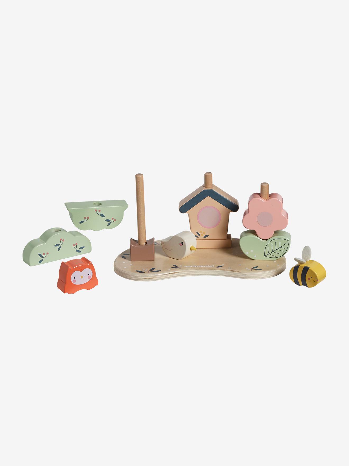 Vertbaudet Kinder Stapelspiel GIVERNY Holz FSC - gelb