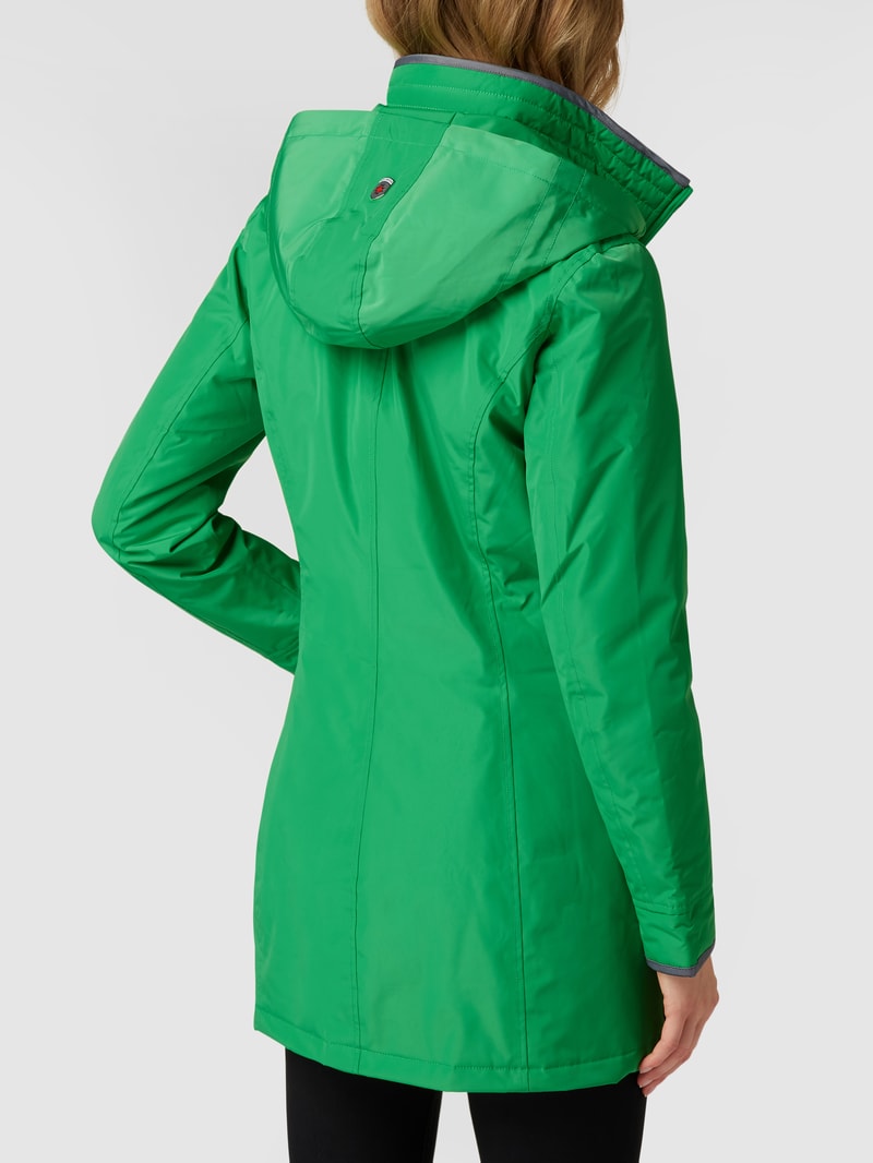 Jacke mit Label-Detail Modell 'STOCKHOLM' in grasgrün