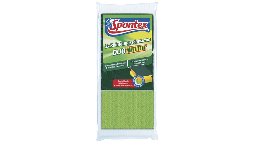 Spontex Duo Anti-Fett Scheuerschwamm