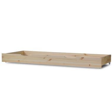 Homestyle4u Bettschubkasten Bettkasten Holz Aufbewahrung mit Rollen Bett