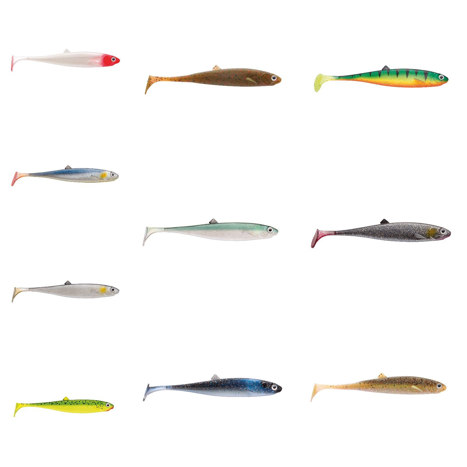 Jackson Fishing Kunstköder, The Baitfish 12cm Kaulbarsch (Ruffe) Gummifisch