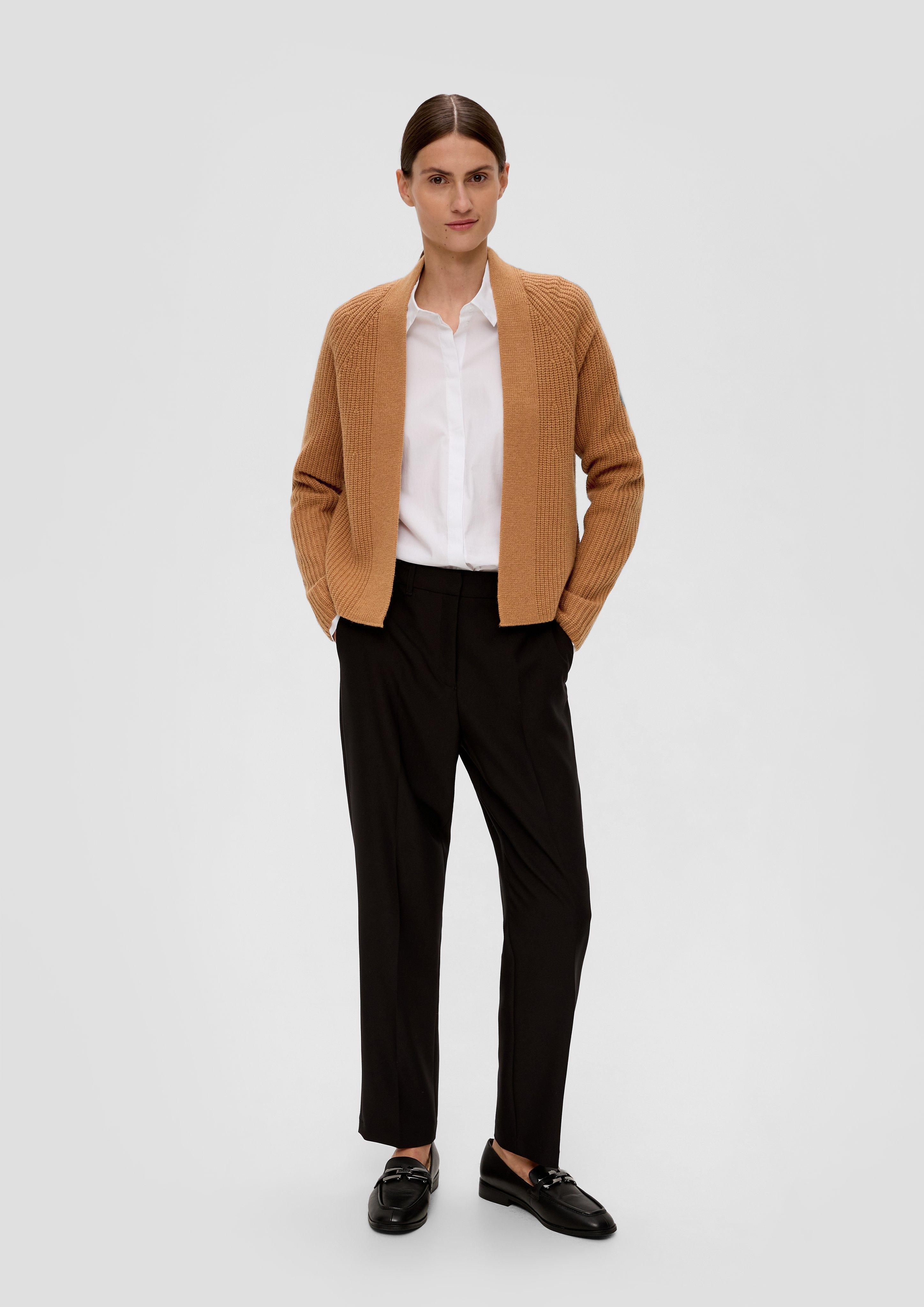 Kurzer Cardigan aus Wollmix  2136083-1803