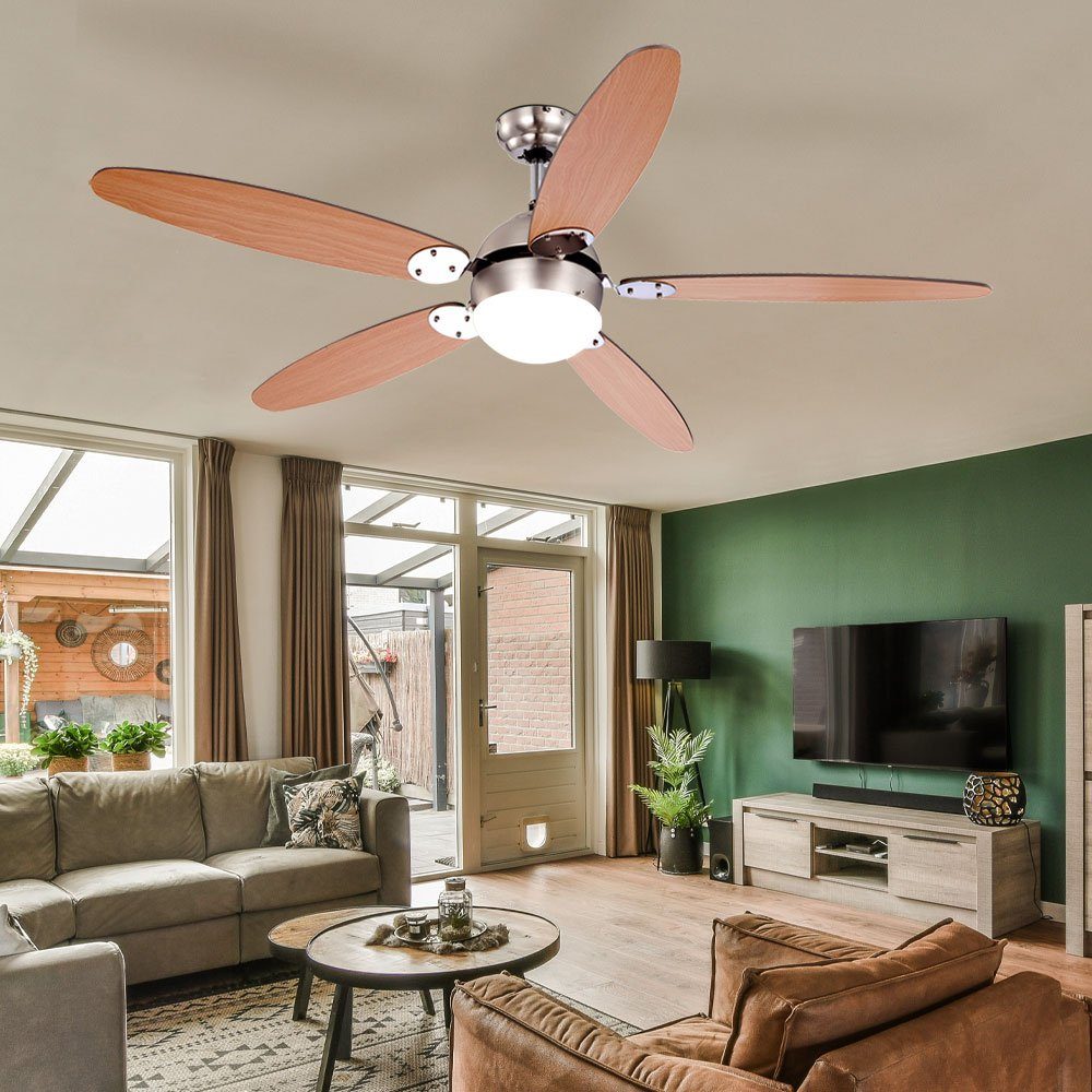 Globo Deckenventilator, Smart Home Decken Ventilator Alexa Google App Leuchte dimmbar im Set