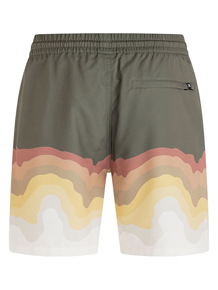 Hurley Badeshorts in Khaki/ Bunt günstig kaufen