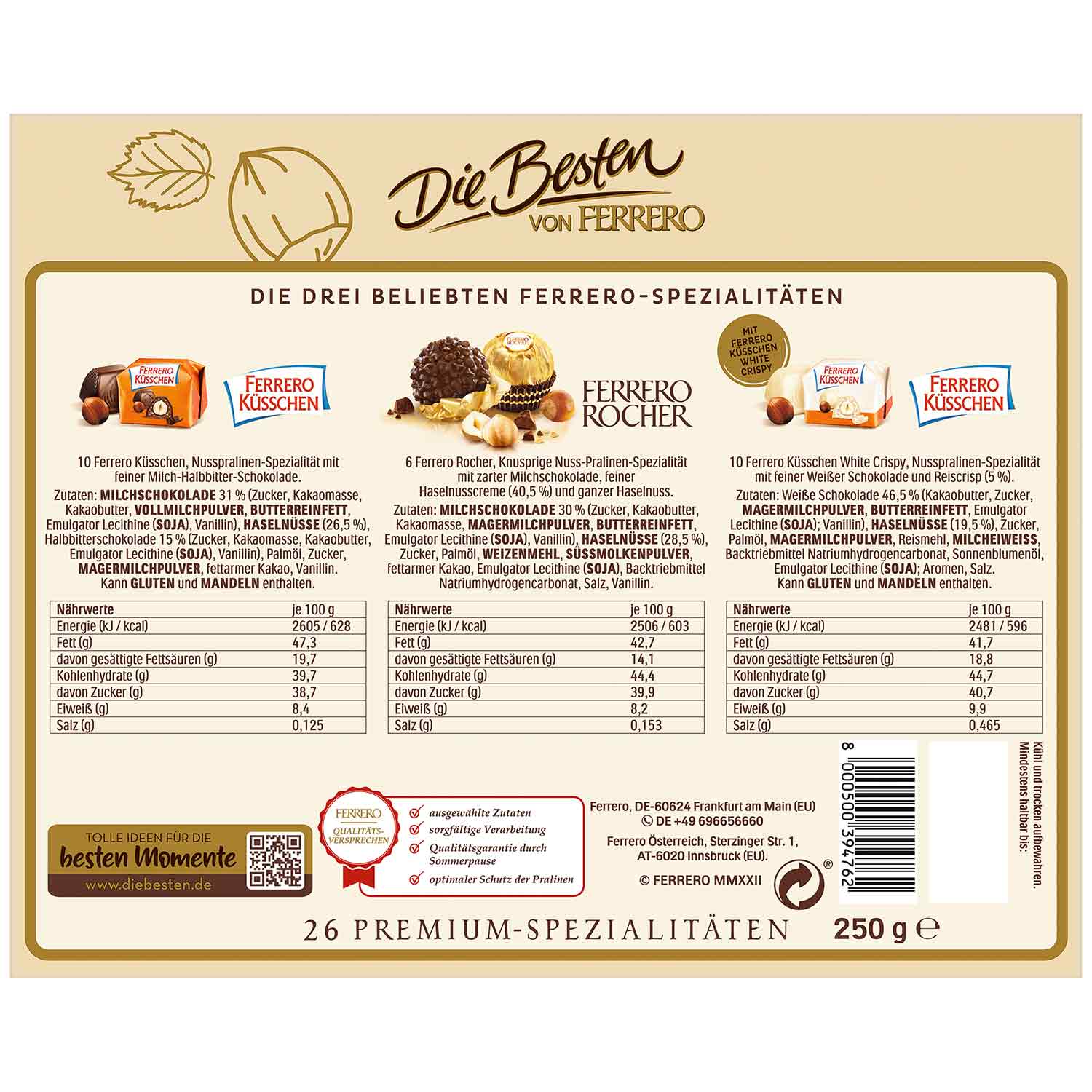 Die Besten von Ferrero Nuss-Edition 26er