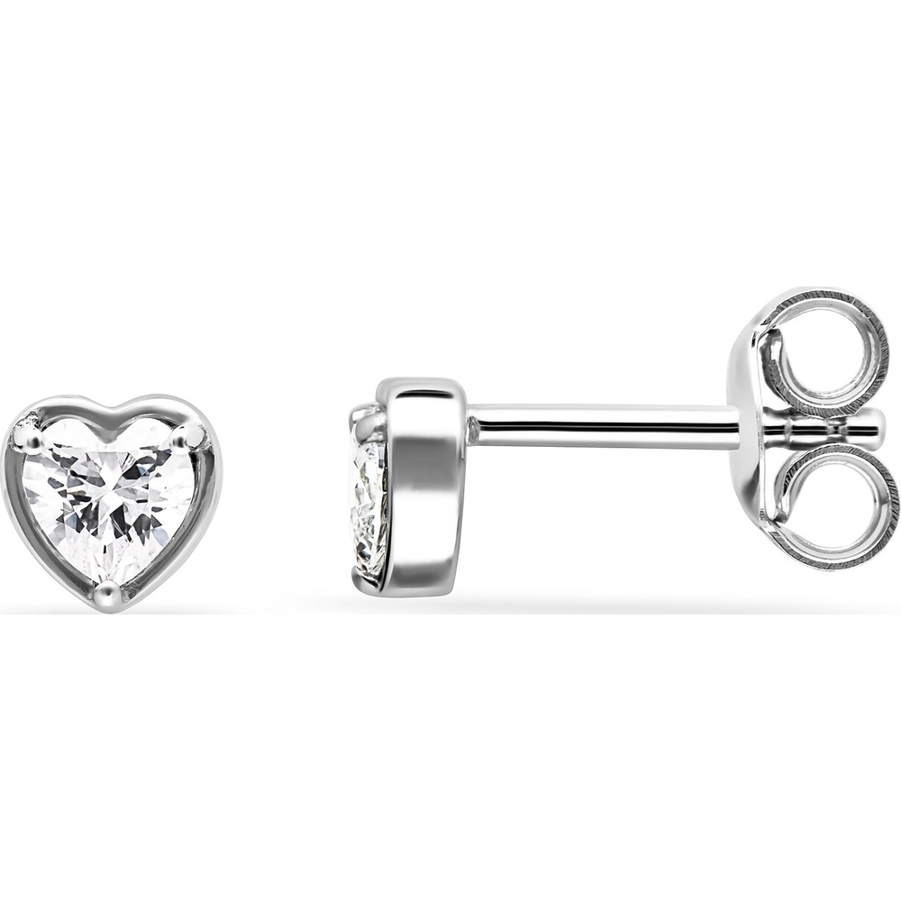 FAVS Boucles d'oreilles à fermoir à poussette 925 Argent Boucles d'oreilles