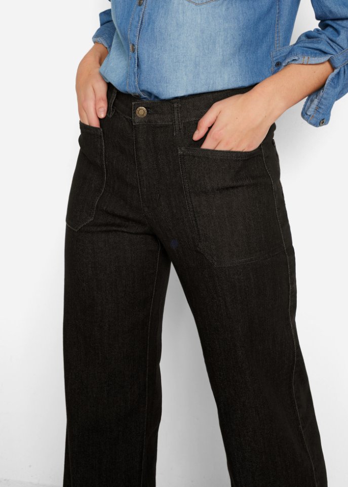 Komfort-Stretch-Jeans, Wide
