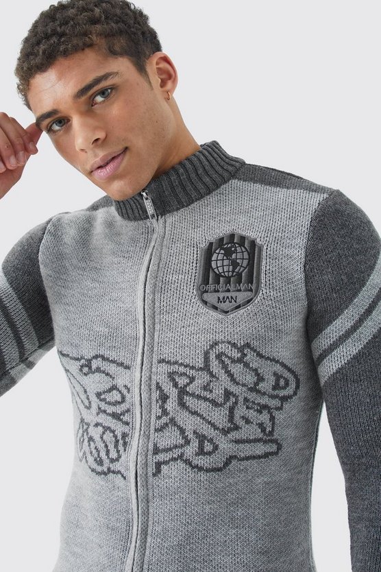 Jacke mit Trichterkragen und Reißverschluss