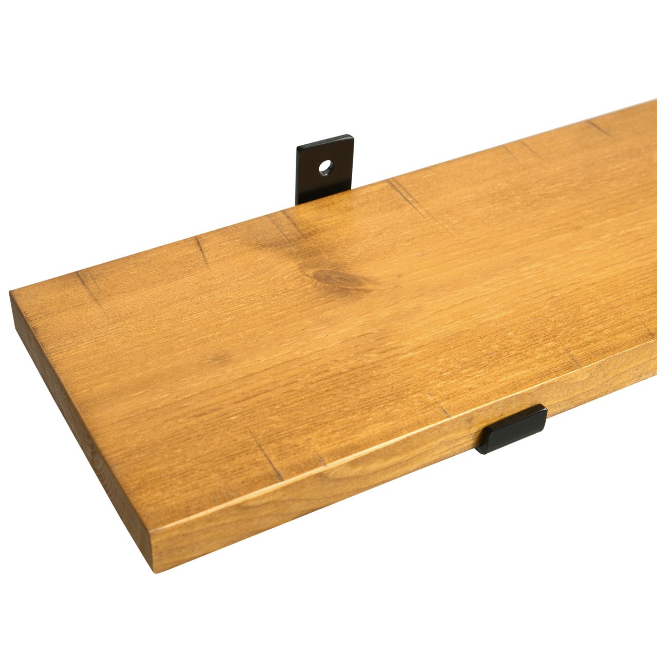 HOMCOM Wandregal 2er-Set Schweberegal Holzregal Wandboard, Regalbrett, Wandbrett