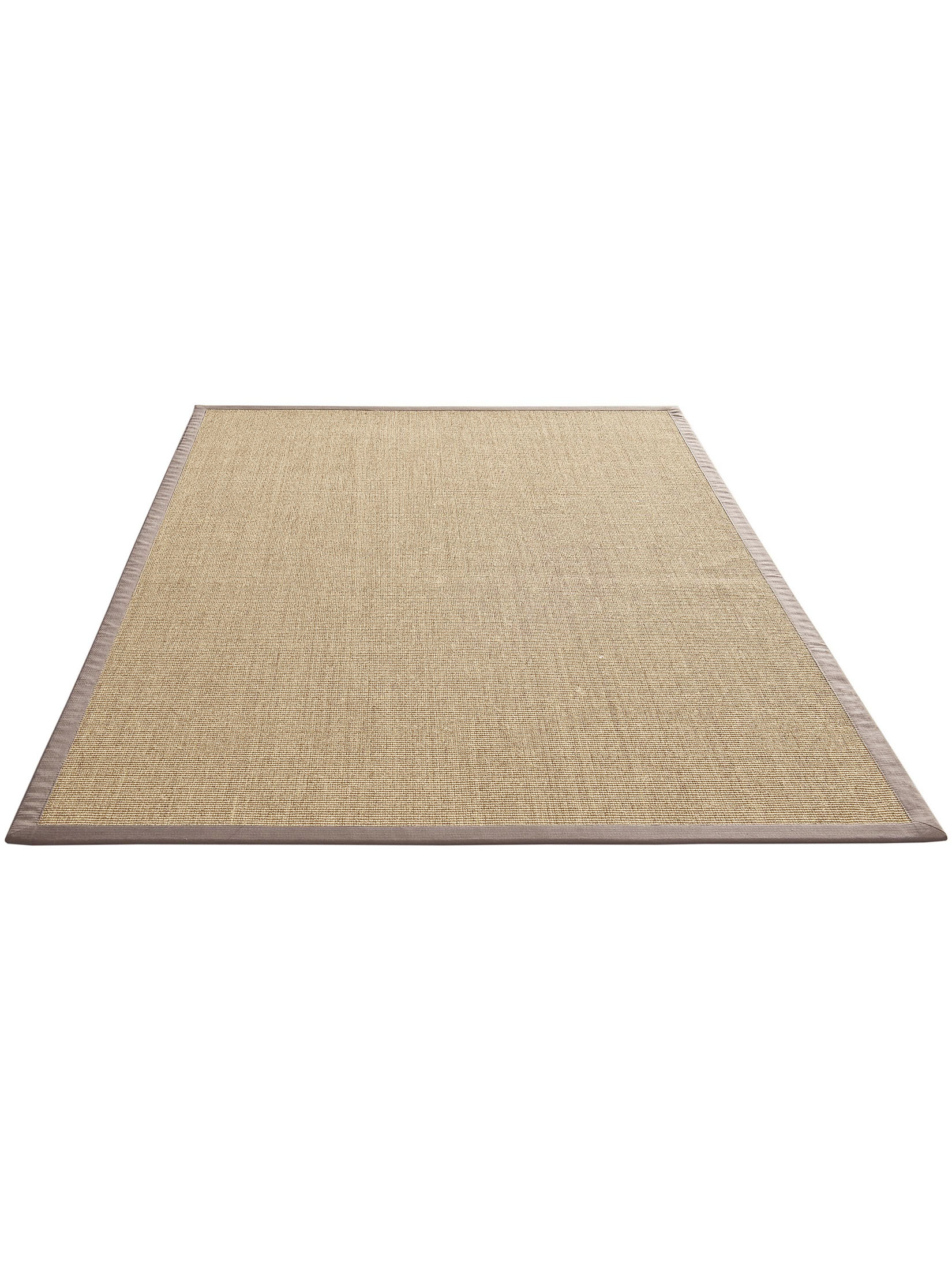 Aruba Colour Sisal-Teppich, Kiesel