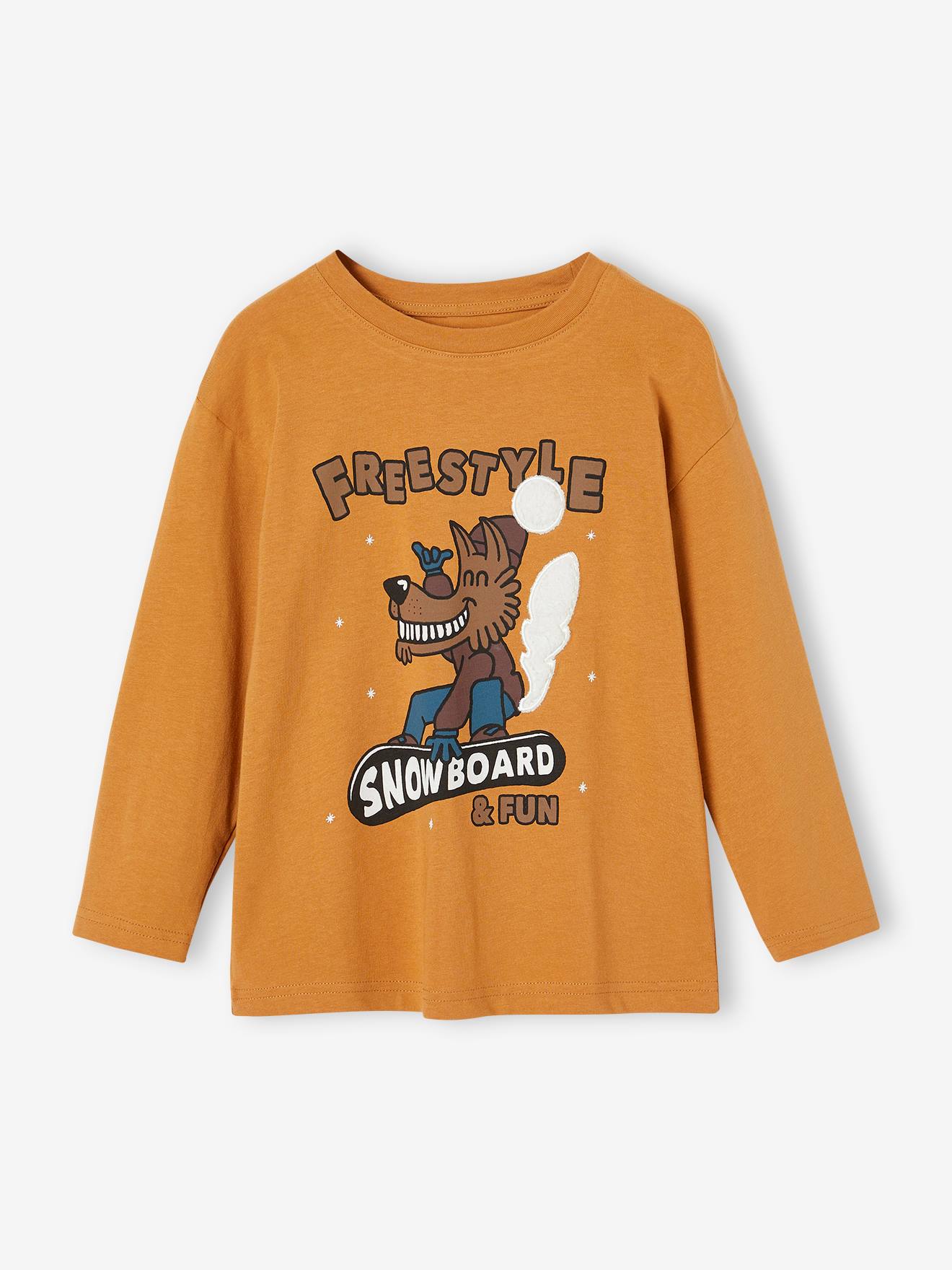 Vertbaudet Jungen Shirt mit Recycling-Baumwolle - graublau