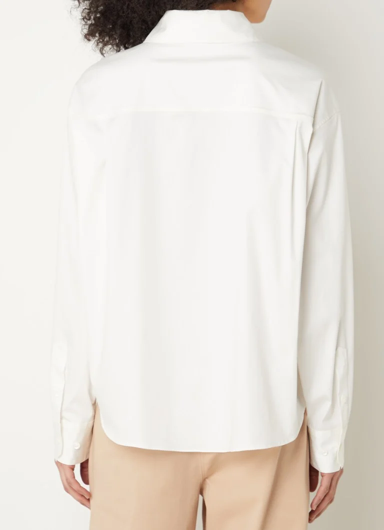 Camicetta oversize Vanilia con taschino sul petto