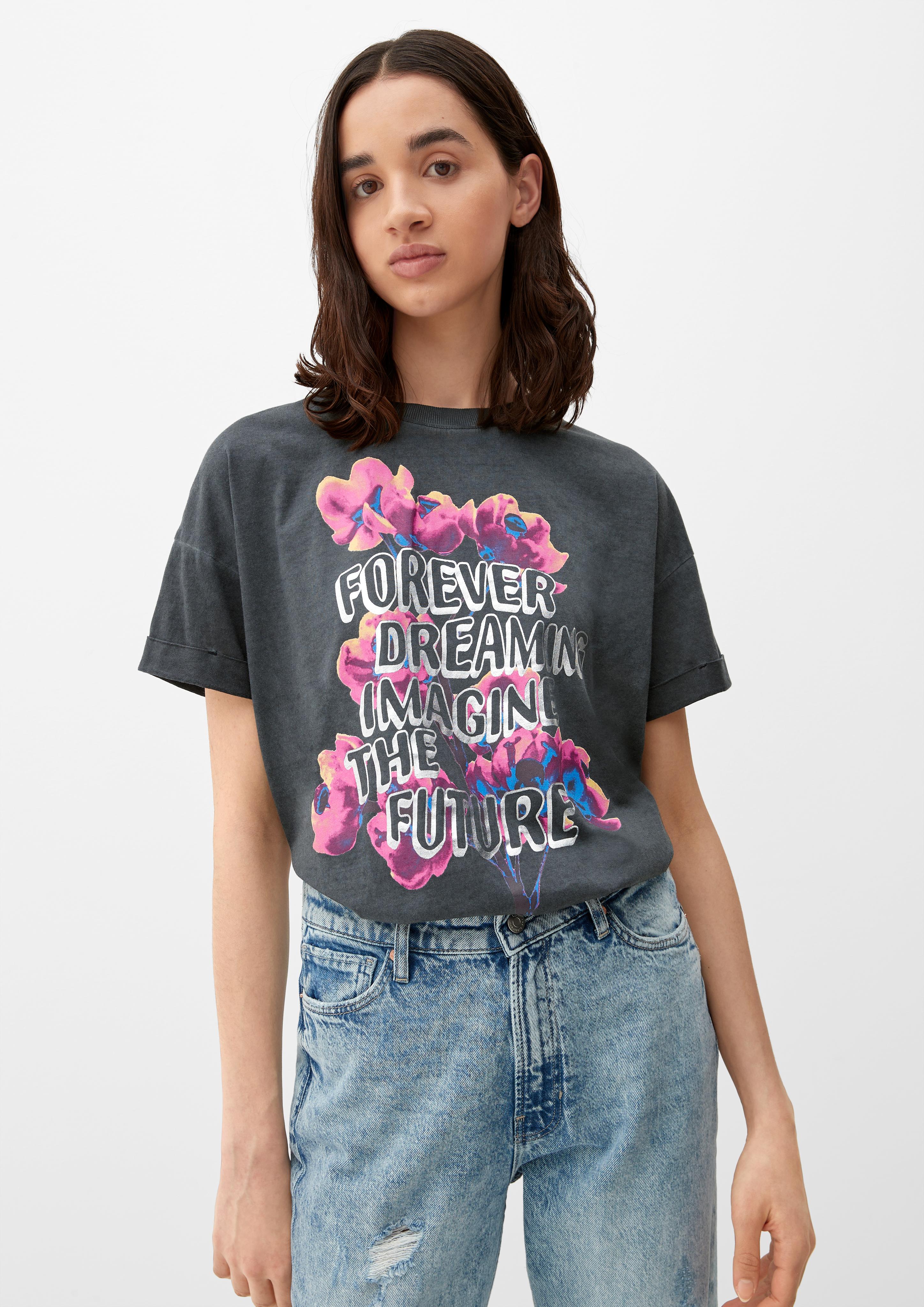 T-Shirt mit Frontprint  2127938-99D0