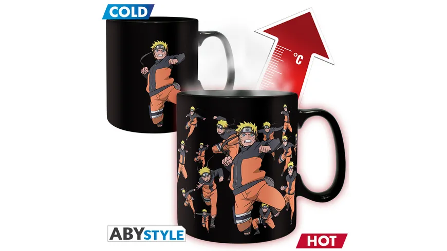 Naruto Shippuden Multiclon Thermoeffektasse