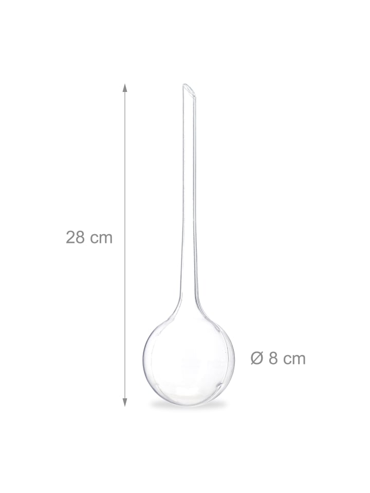 relaxdays 6x Bewässerungskugel in Transparent günstig kaufen onesize