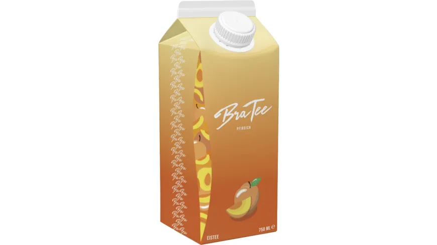 BraTee Eistee Pfirsich 750 ml