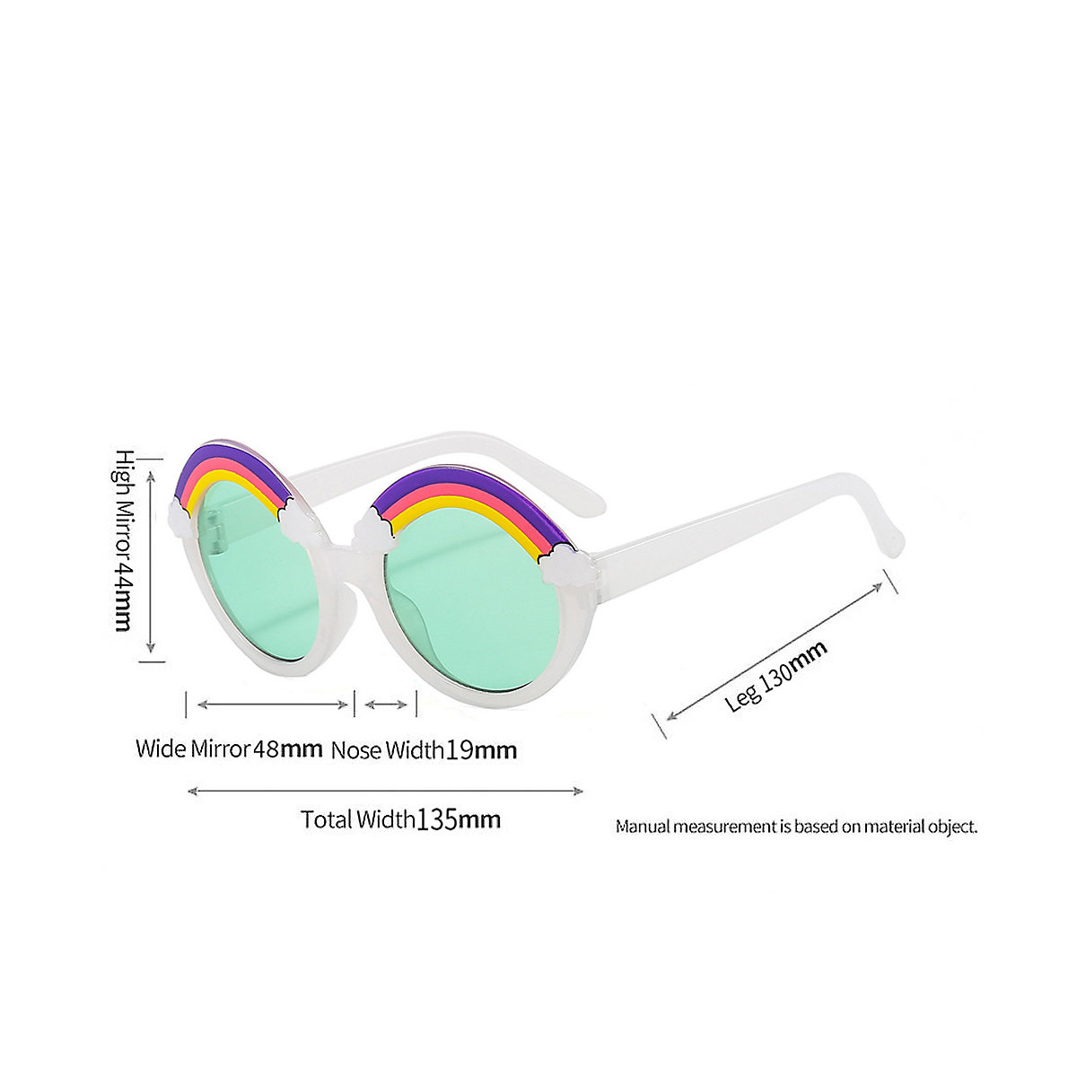 Sonnenbrille Regenbogen UV400 Sonnenbrillen für Kinder