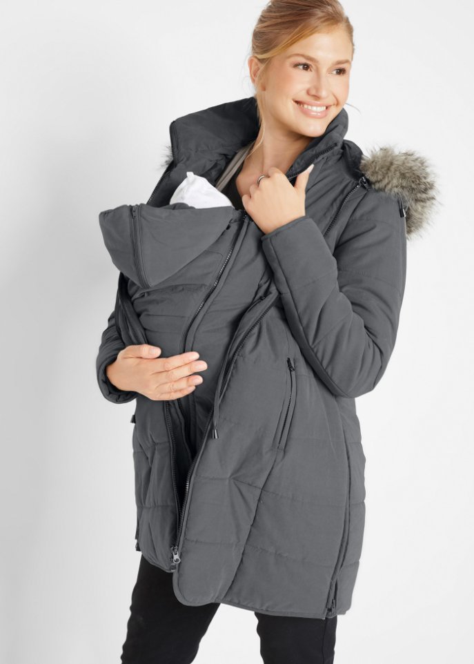 Umstandsjacke/Tragejacke, gesteppt