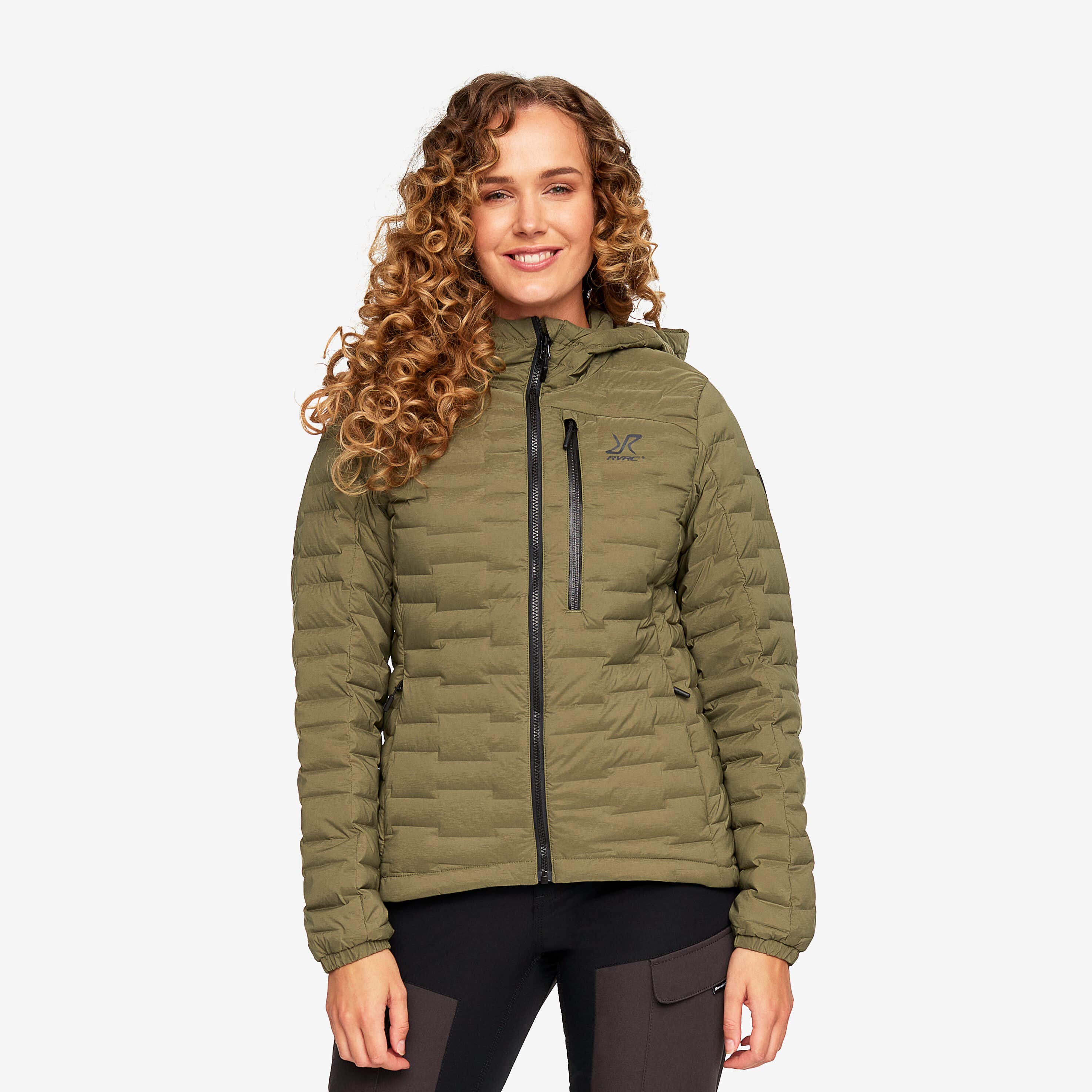 Flex Down Jacket Femme Burnt Olive