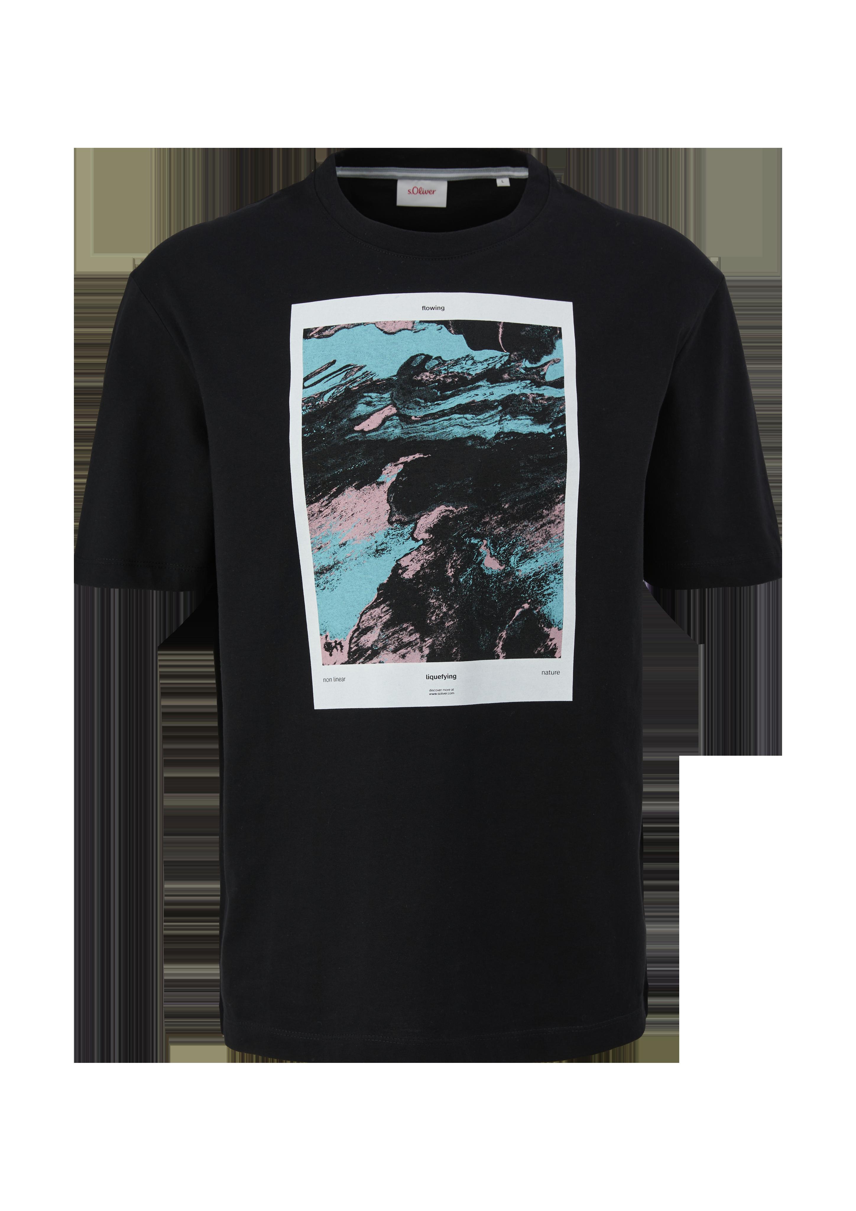 T-Shirt mit Frontprint  2129862-99D1