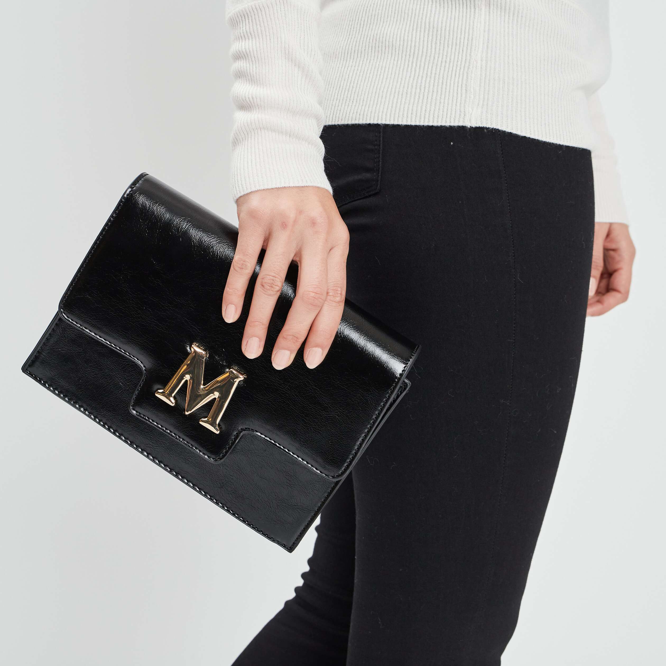 Sac à bandoulière noir femme | La Halle
