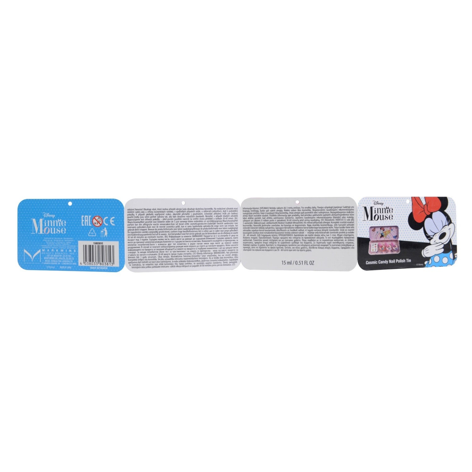 Lak na nechty Disney Minnie Cosmic Candy v plechovke
