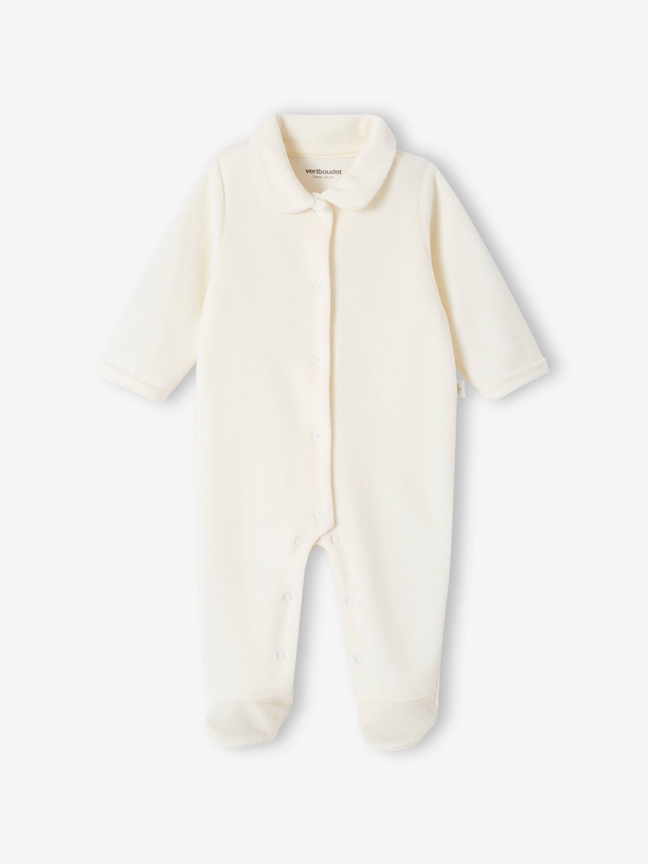 Vertbaudet 4-teiliges Baby-Geschenkset Oeko-Tex, personalisierbar - wollweiß