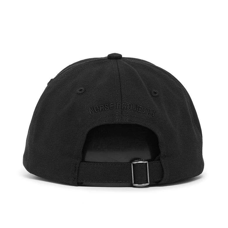 Norse Projects Twill Sports Cap Black