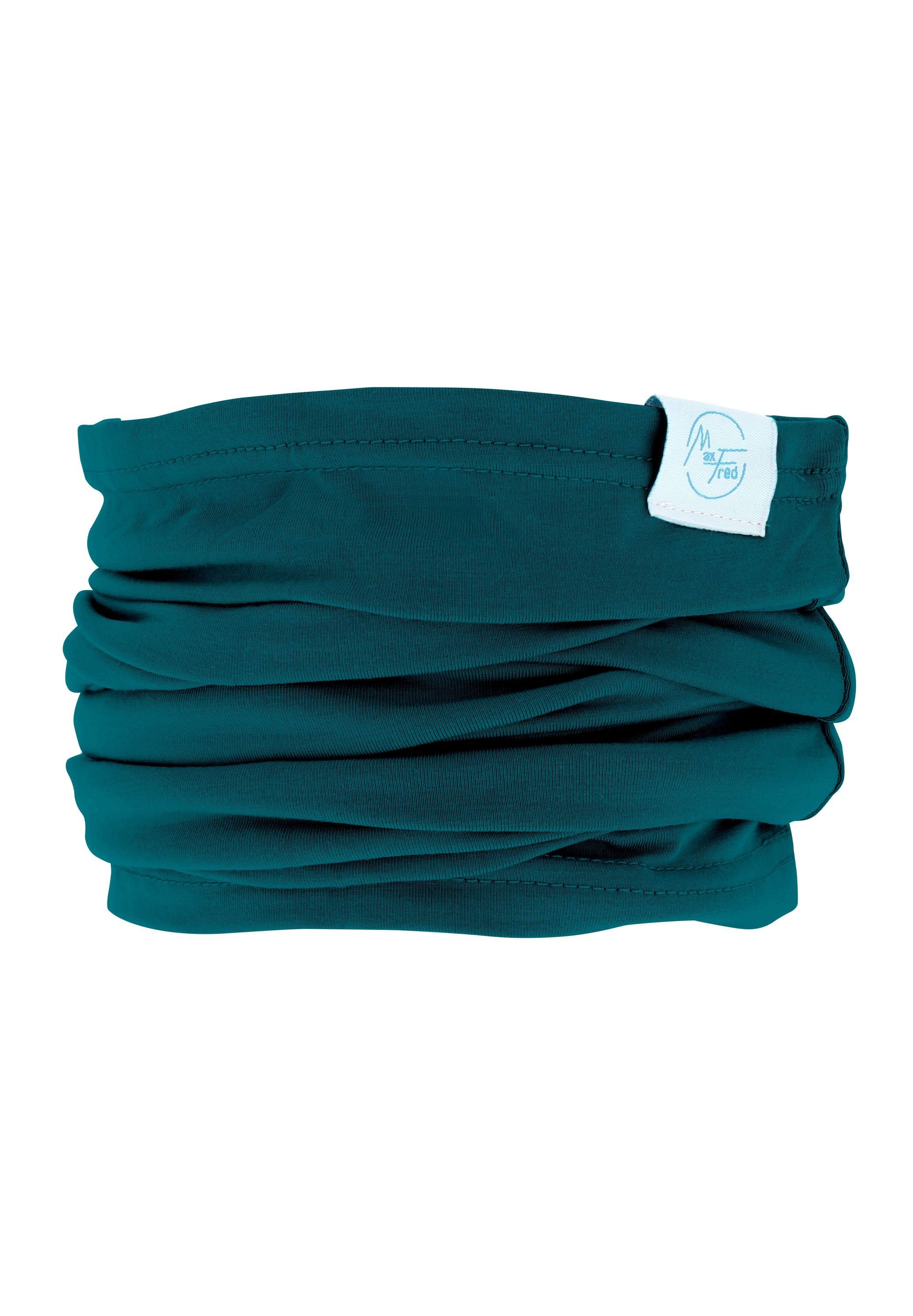 Maxfred Multifunktionstuch Bamboo dunkelblau Multifunktionstuch, Elastisch, Nachhaltig, geringe Geruchsaufnahme, Ultraweich