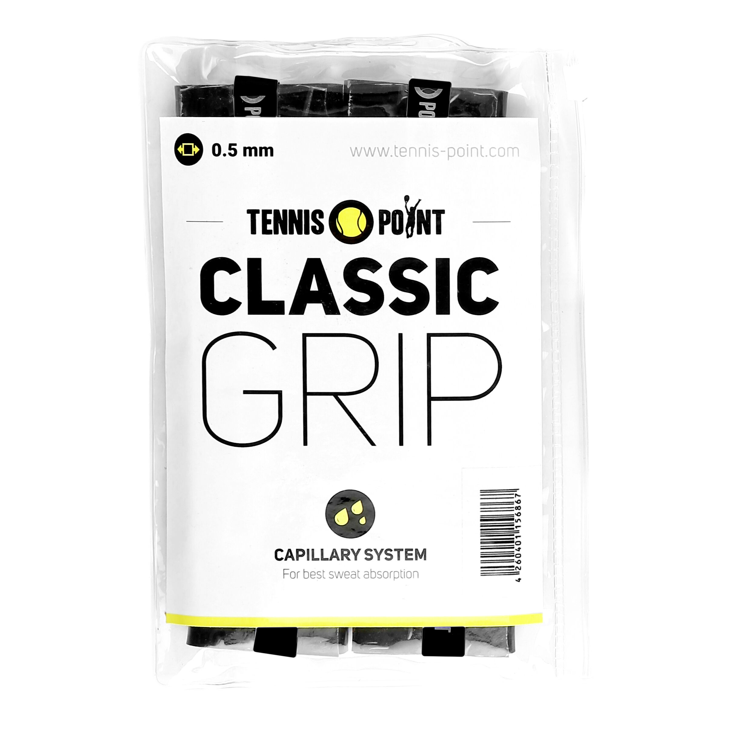Classic Grip 12er Pack - Schwarz