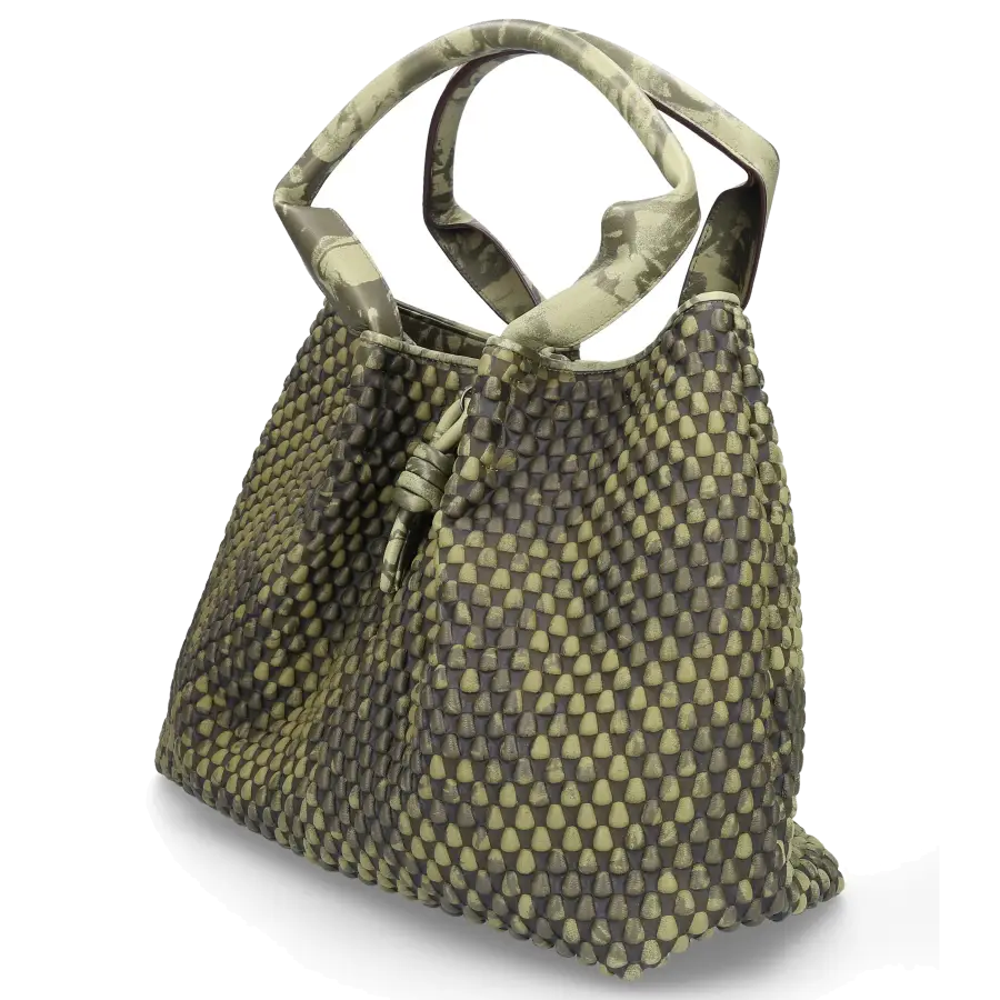 Tissa Fontaneda - Handtasche SURPRISE SHOPPER Nappaleder olive - grün