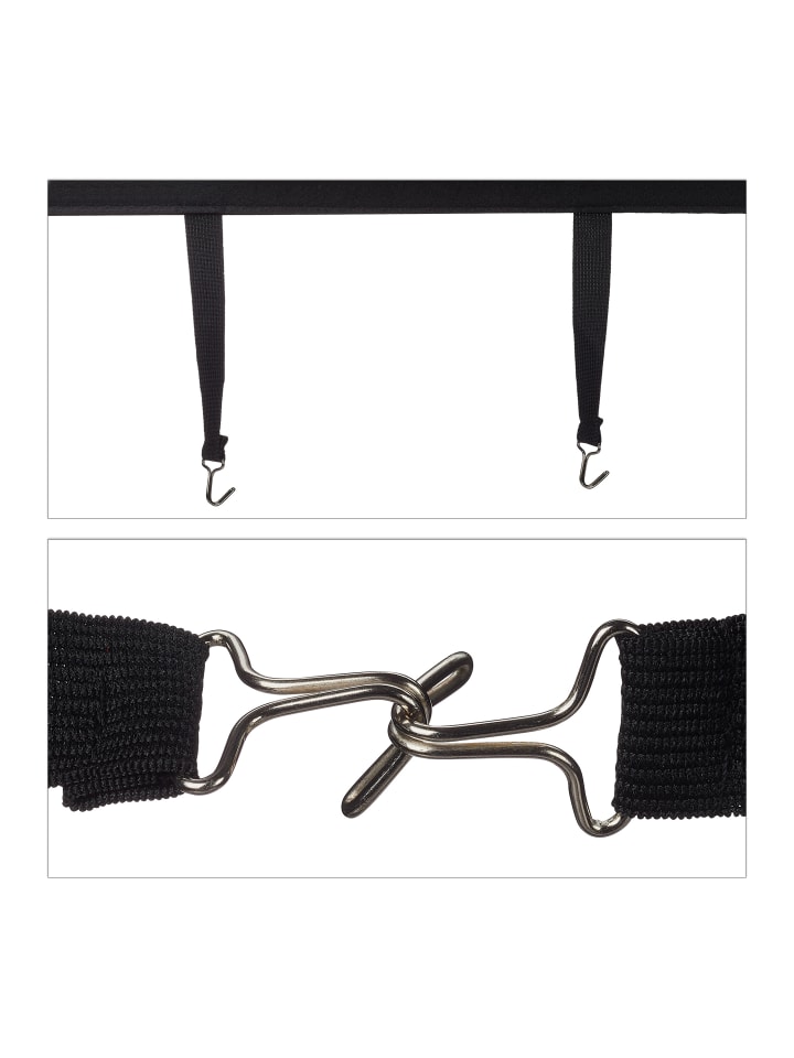 relaxdays 2x Rücksitz Organizer in Schwarz günstig kaufen onesize