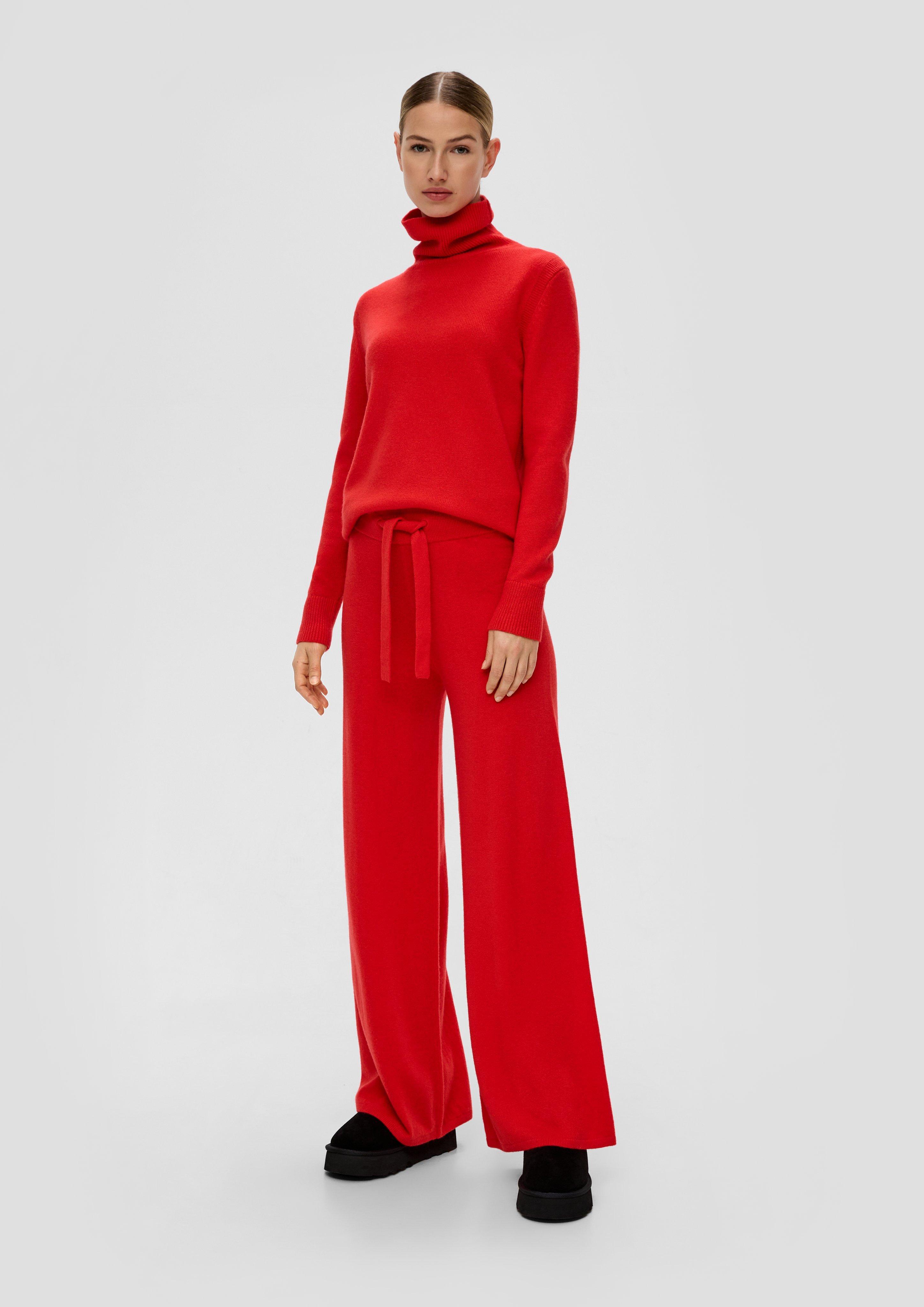 Wide Leg-Hose aus Merino-Kaschmir-Mix  2138045-3074