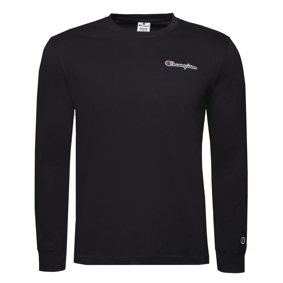 Champion Crewneck Long Sleeve Langarmshirt schwarz