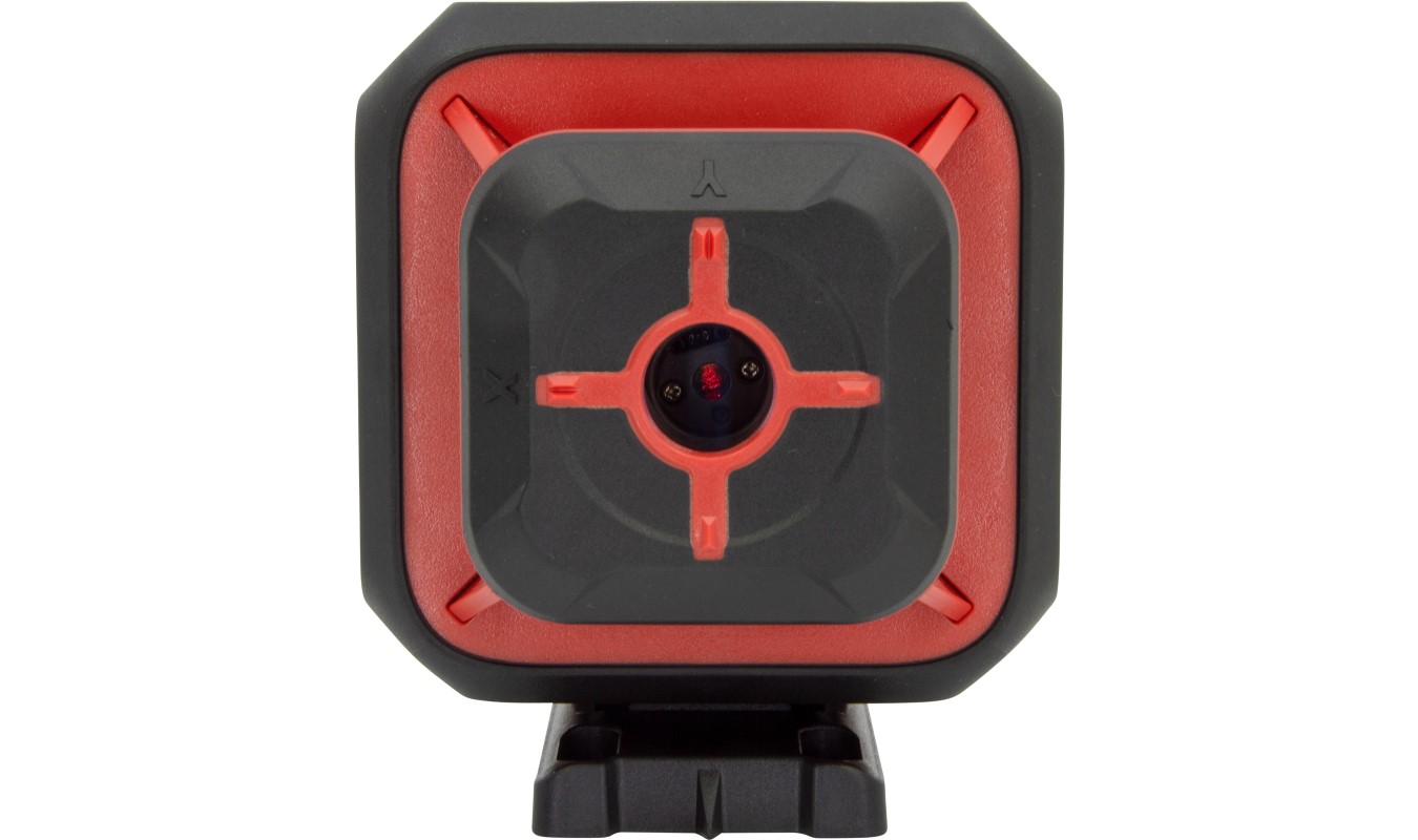 Futech 062.03G.4M.CS Spinner Red Case Set: Láser rotatorio + Trípode + Bastón + Receptor Quattro MM en estuche