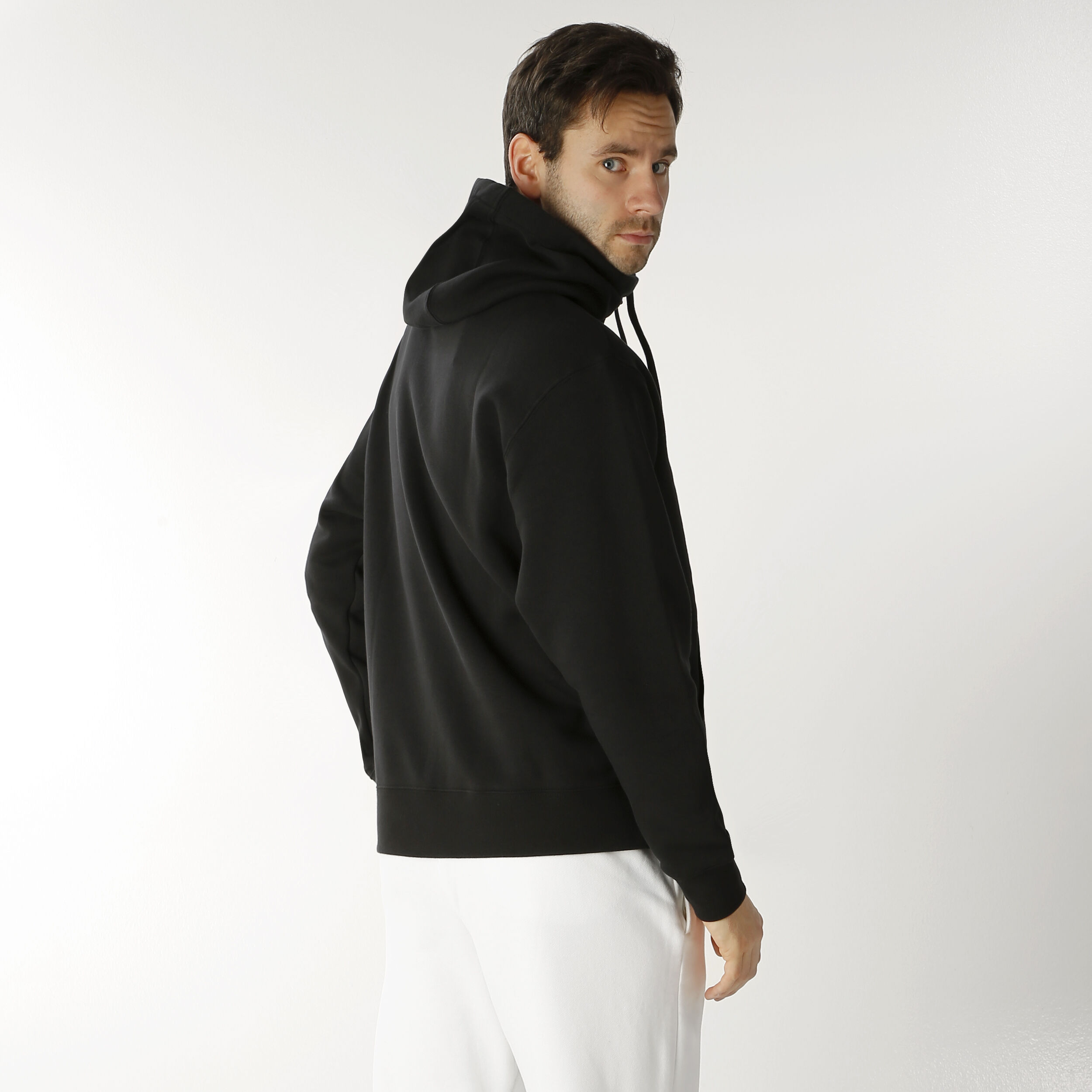 Sportswear Club Sweatjacke Herren - Schwarz, Weiß