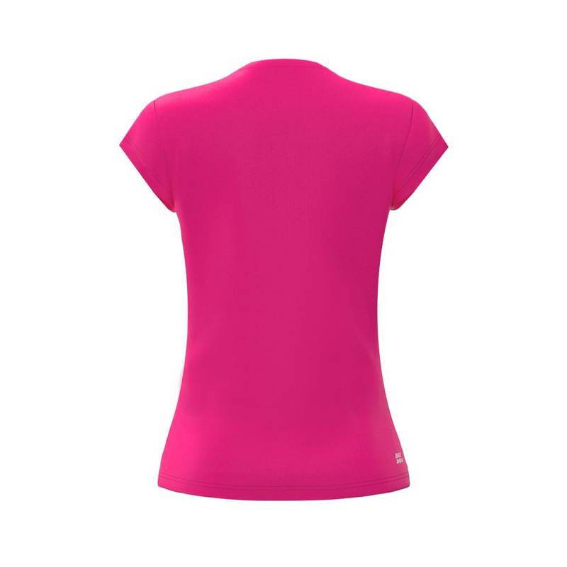 BIDI BADU Pure Wild V-Neck Tee Tennisshirt Damen