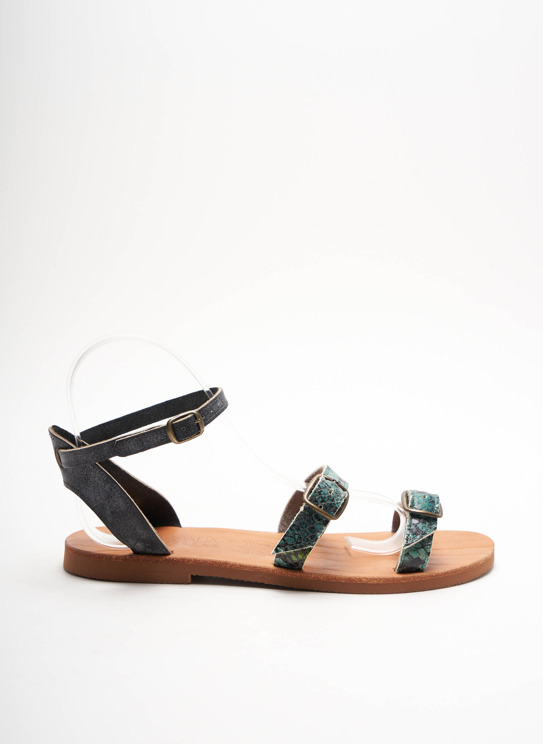 Massalia Sandales Nu Pieds Femme couleur vert