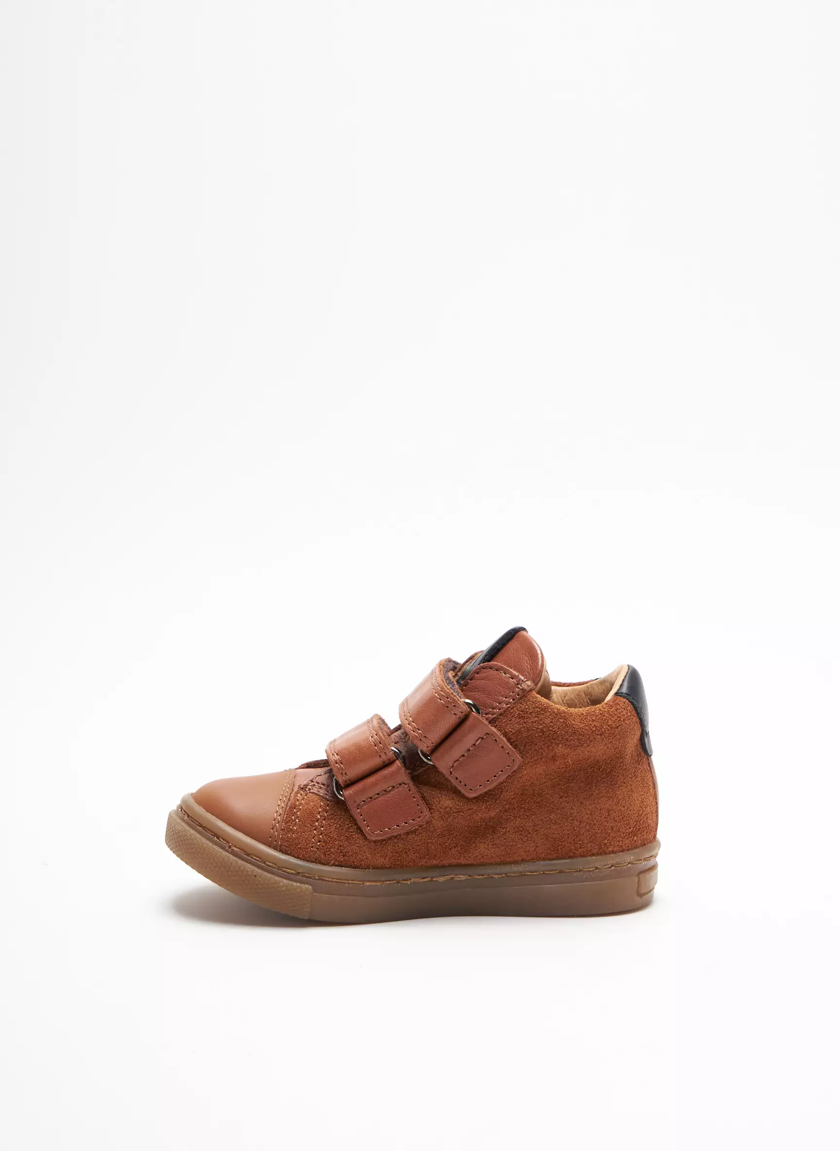 Fr Baskets Garcon couleur marron