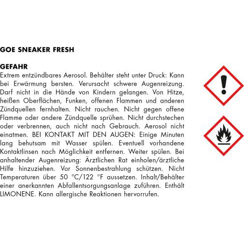 Görtz GOE SNEAKER FRESH 100ML