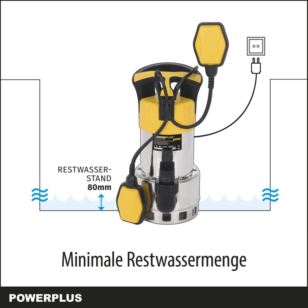 Powerplus Elektrische Wasserpumpe POWXG9537