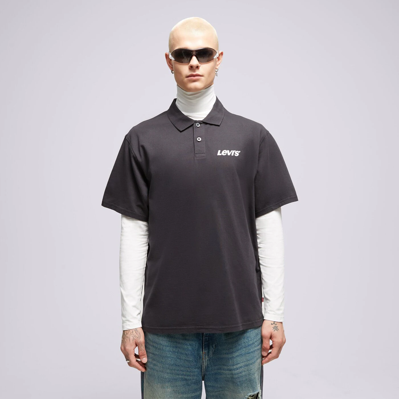 LEVI'S POLO GRAPHIC VINTAGE FIT Schwarz