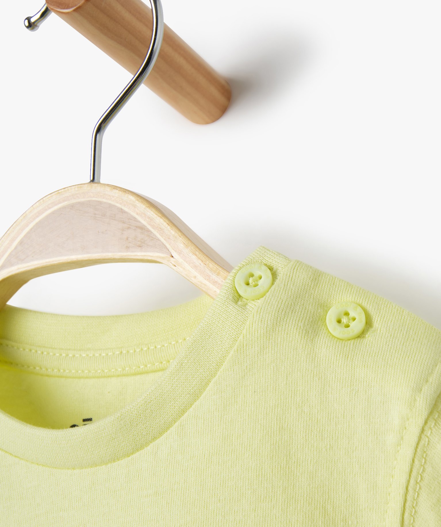 Tee-shirt bébé Garçon à manches courtes et message humor... jaune | GEMO