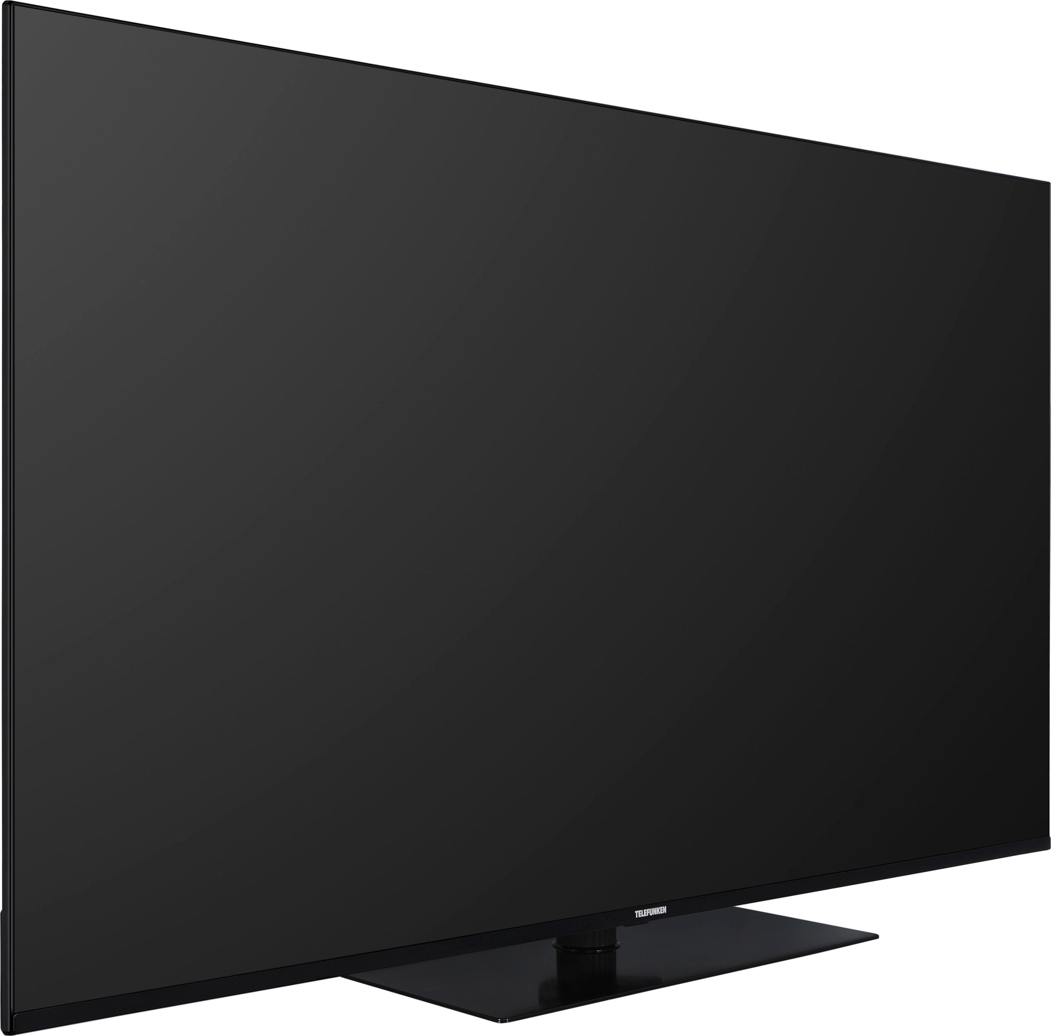 Telefunken D65V950M2CWH LED-Fernseher (164 cm/65 Zoll, 4K Ultra HD, Smart-TV, Dolby Atmos,USB-Recording,Google Assistent,Android-TV)